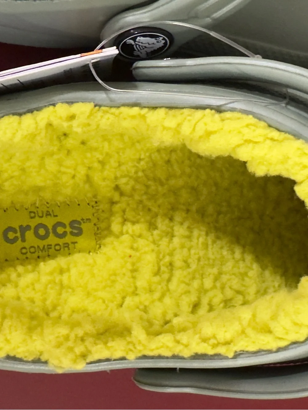 Kids Crocs Classic Lined Clogs Sage Green NWT Size C12